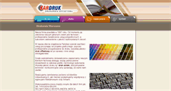 Desktop Screenshot of kardruk.pl